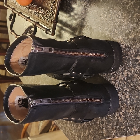 Black frye harness boots - Picture 3 of 8